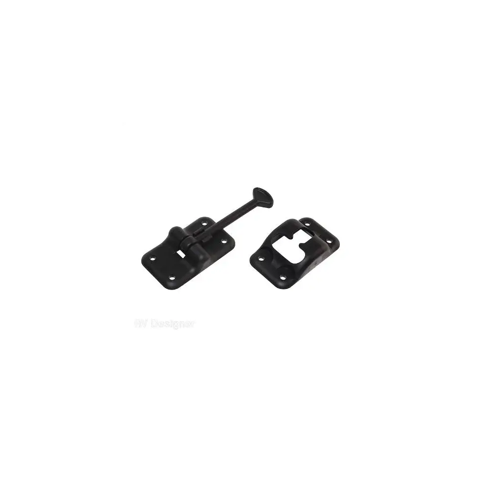 3-1/2" T-Style RV Door Holder - Black - RVDE232